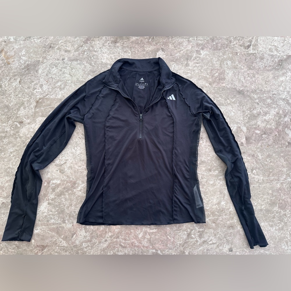 Adidas woman’s running  Black Lightweight Jacket